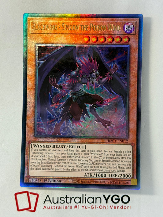 BLACKWING - SIMOON THE POISON WIND RA01-EN012 (PUR)