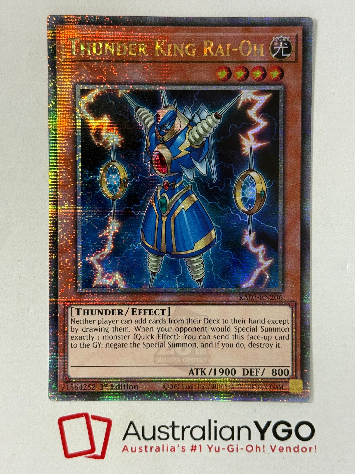 THUNDER KING RAI-OH RA03-EN206 (QCR)