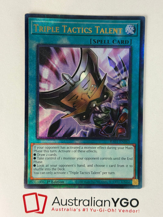 TRIPLE TACTICS TALENT RA01-EN063 (PUR)