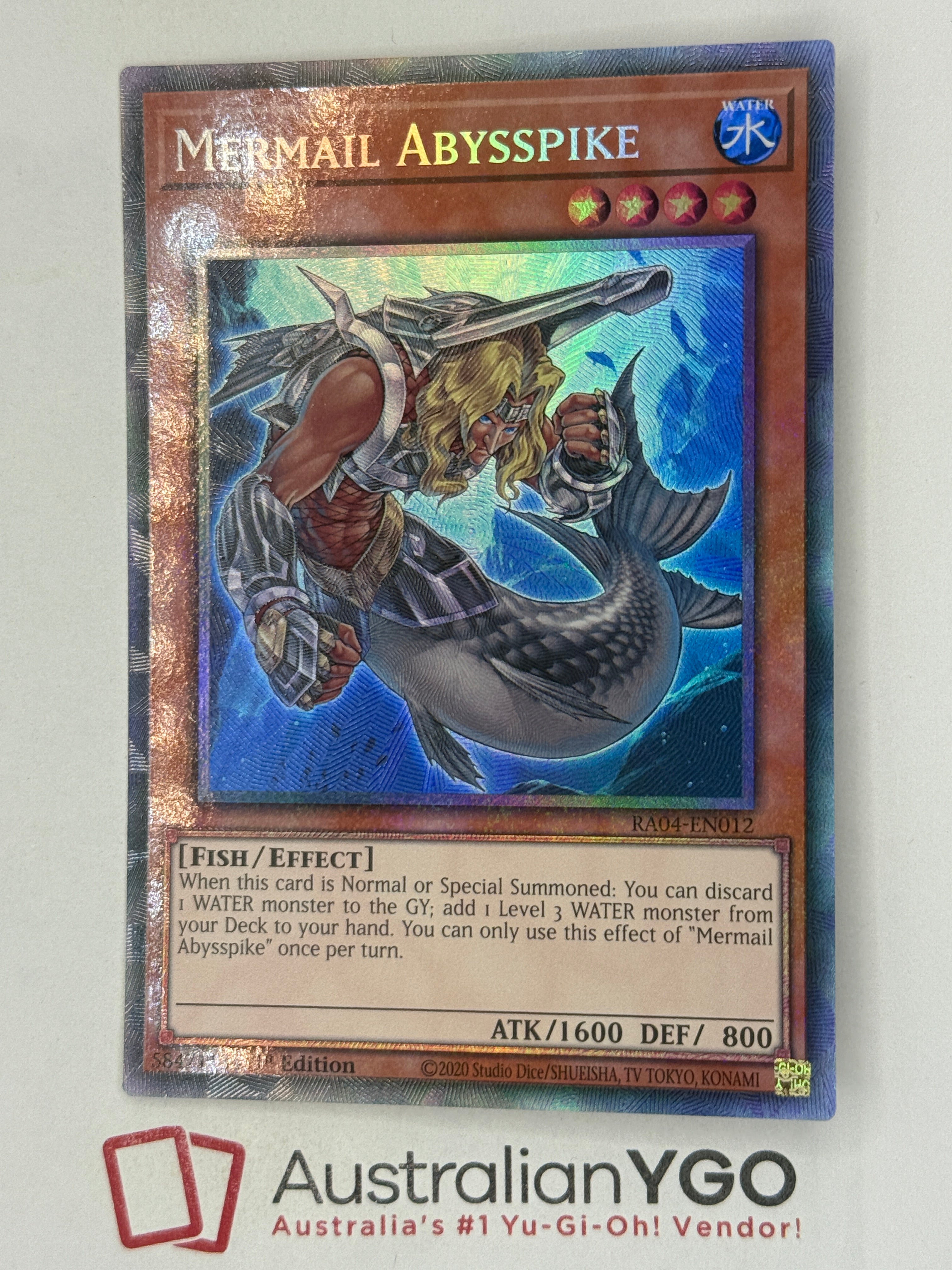 MERMAIL ABYSSPIKE RA04-EN012 (PCR) – Aus Ygo