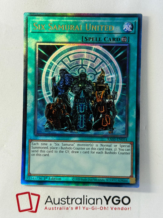 SIX SAMURAI UNITED RA03-EN054 (PUR)