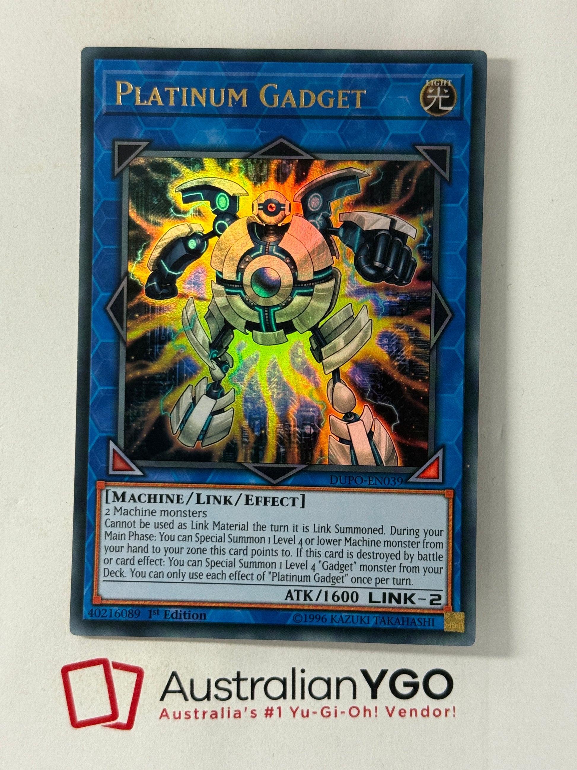 PLATINUM GADGET DUPO-EN039 – Aus Ygo