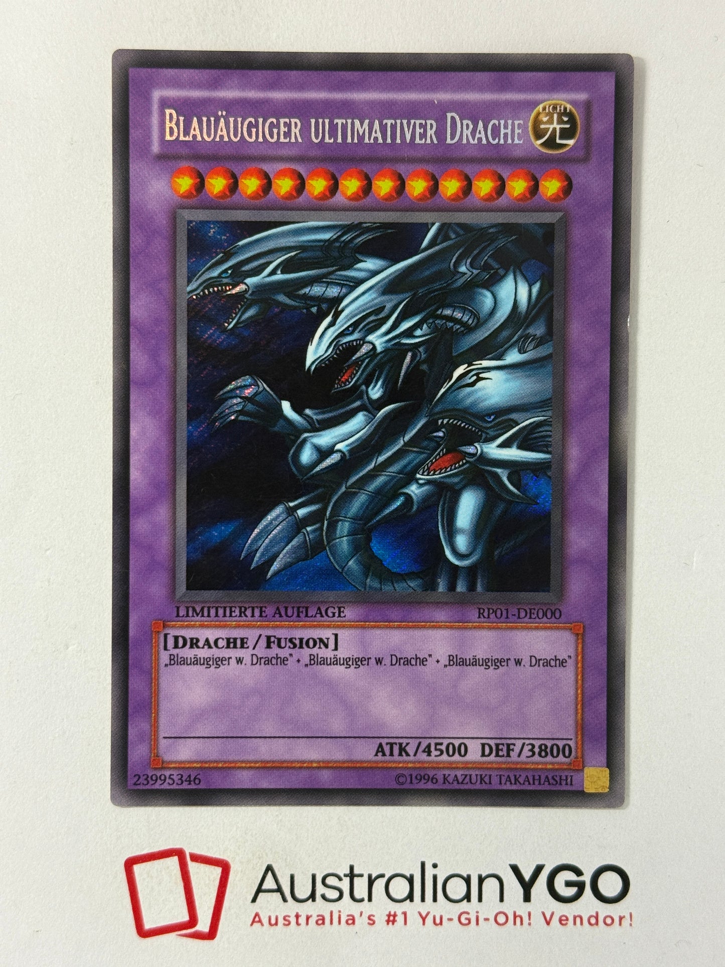 BLUE-EYES ULTIMATE DRAGON RP01-DE000