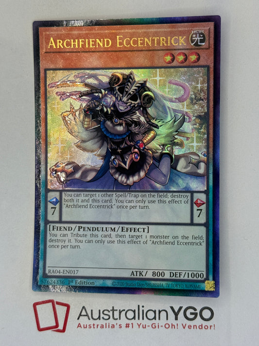 ARCHFIEND ECCENTRICK RA04-EN017 (PUR)
