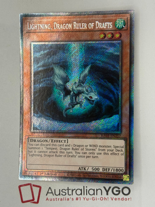 LIGHTNING, DRAGON RULER OF DRAFTS RA03-EN257