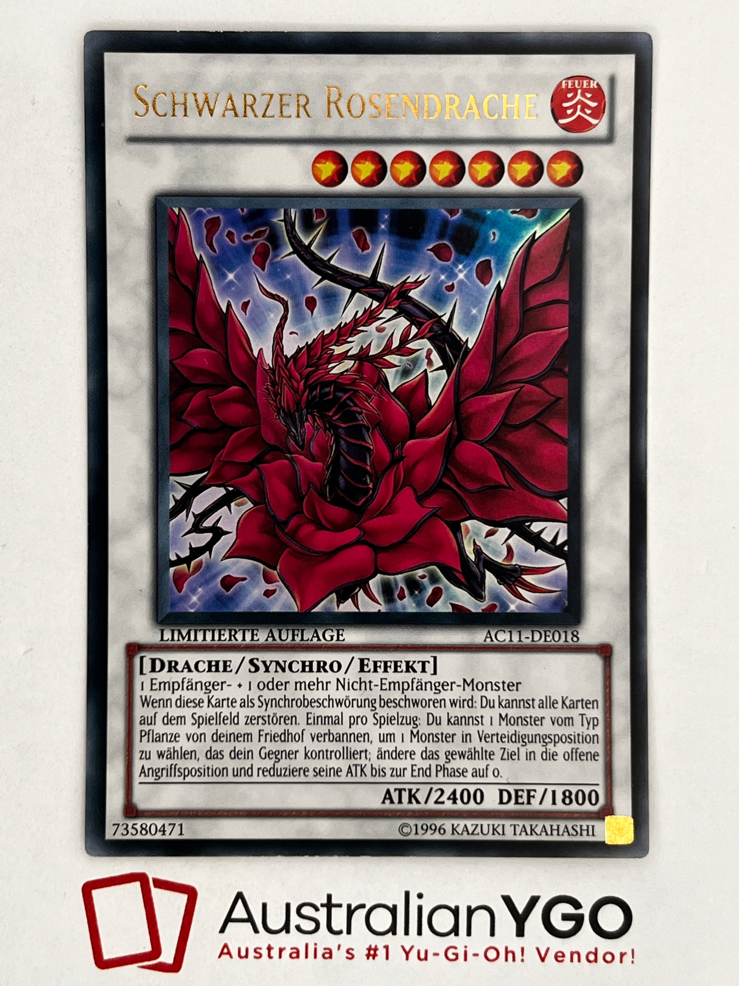 BLACK ROSE DRAGON (German) AC11-DE018