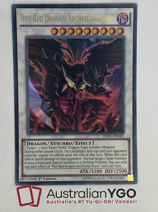 HOT RED DRAGON ARCHFIEND ABYSS HSRD-EN041