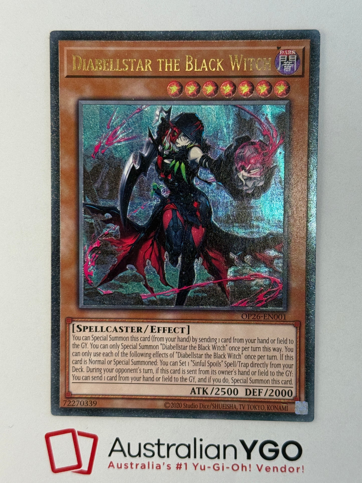 DIABELLSTAR THE BLACK WITCH OP26-EN001 (UTR)