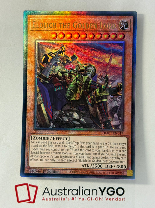 ELDLICH THE GOLDEN LORD RA01-EN019 (PUR)