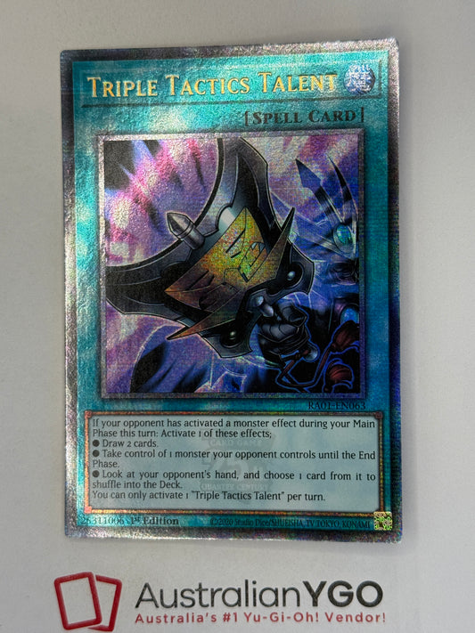 TRIPLE TACTICS TALENT RA01-EN063 (QCR)