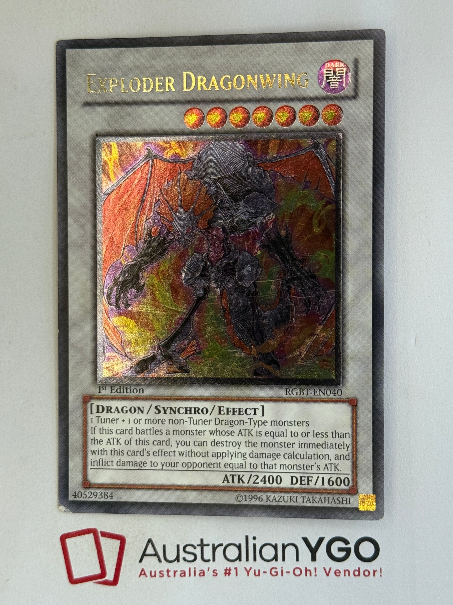 EXPLODER DRAGONWING RGBT-EN040 (UTR)