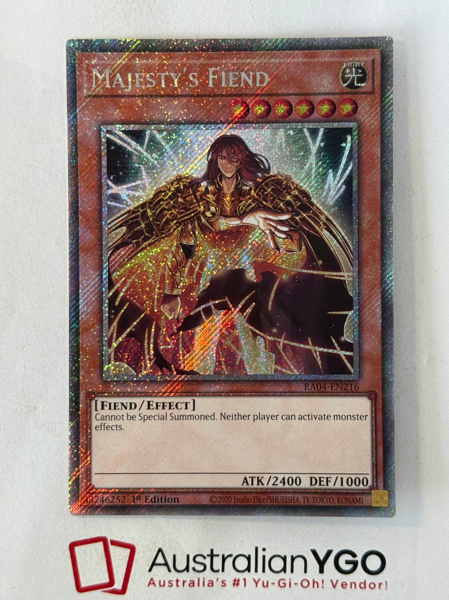 MAJESTY'S FIEND RA04-EN216