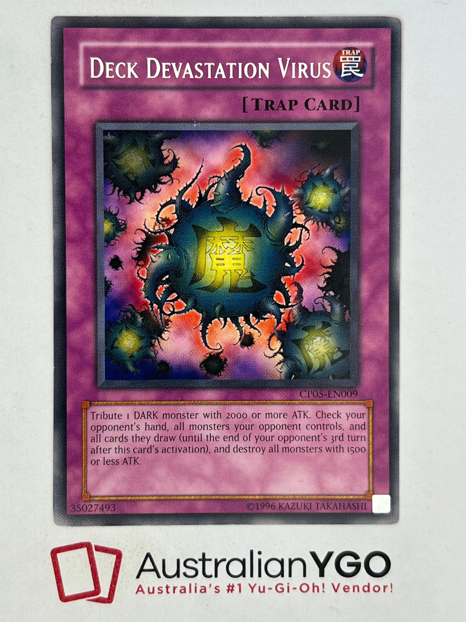 DECK DEVASTATION VIRUS CPOS-EN009 – Aus Ygo