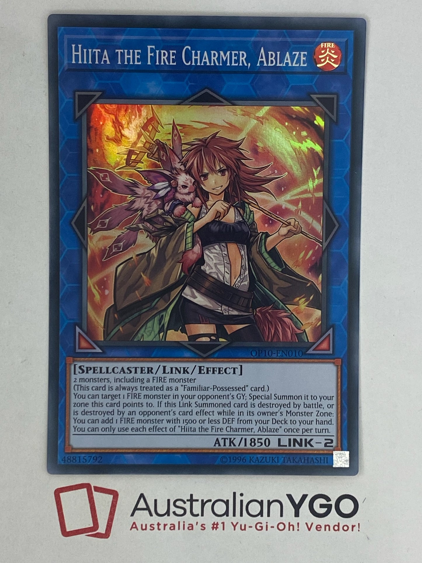 HIITA THE FIRE CHARMER, ABLAZE OP10-EN010