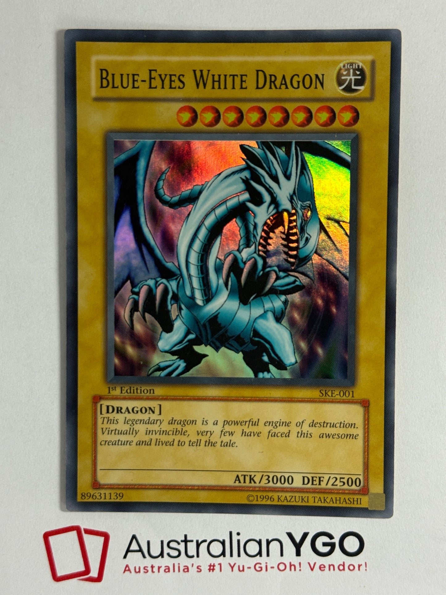 BLUE-EYES WHITE DRAGON SKE-001