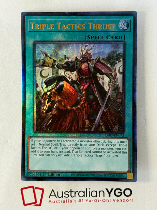 TRIPLE TACTICS THRUST RA03-EN072 (PUR)