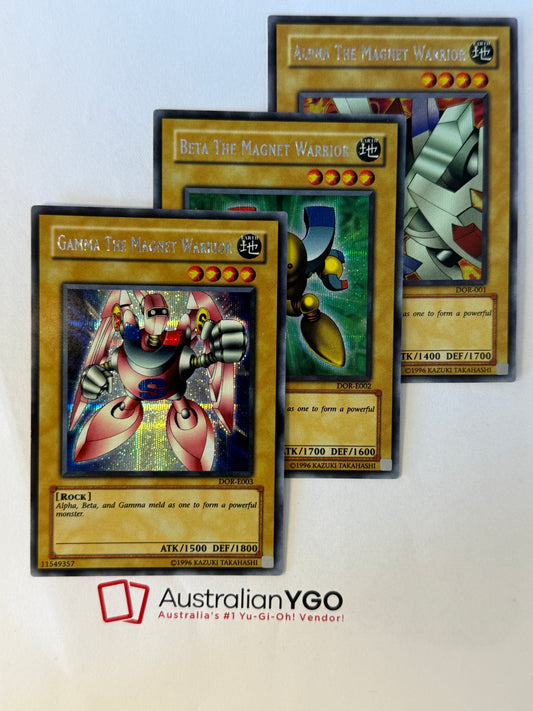 ALPHA, BETA & GAMMA THE MAGNET WARRIOR DOR-001/2/3