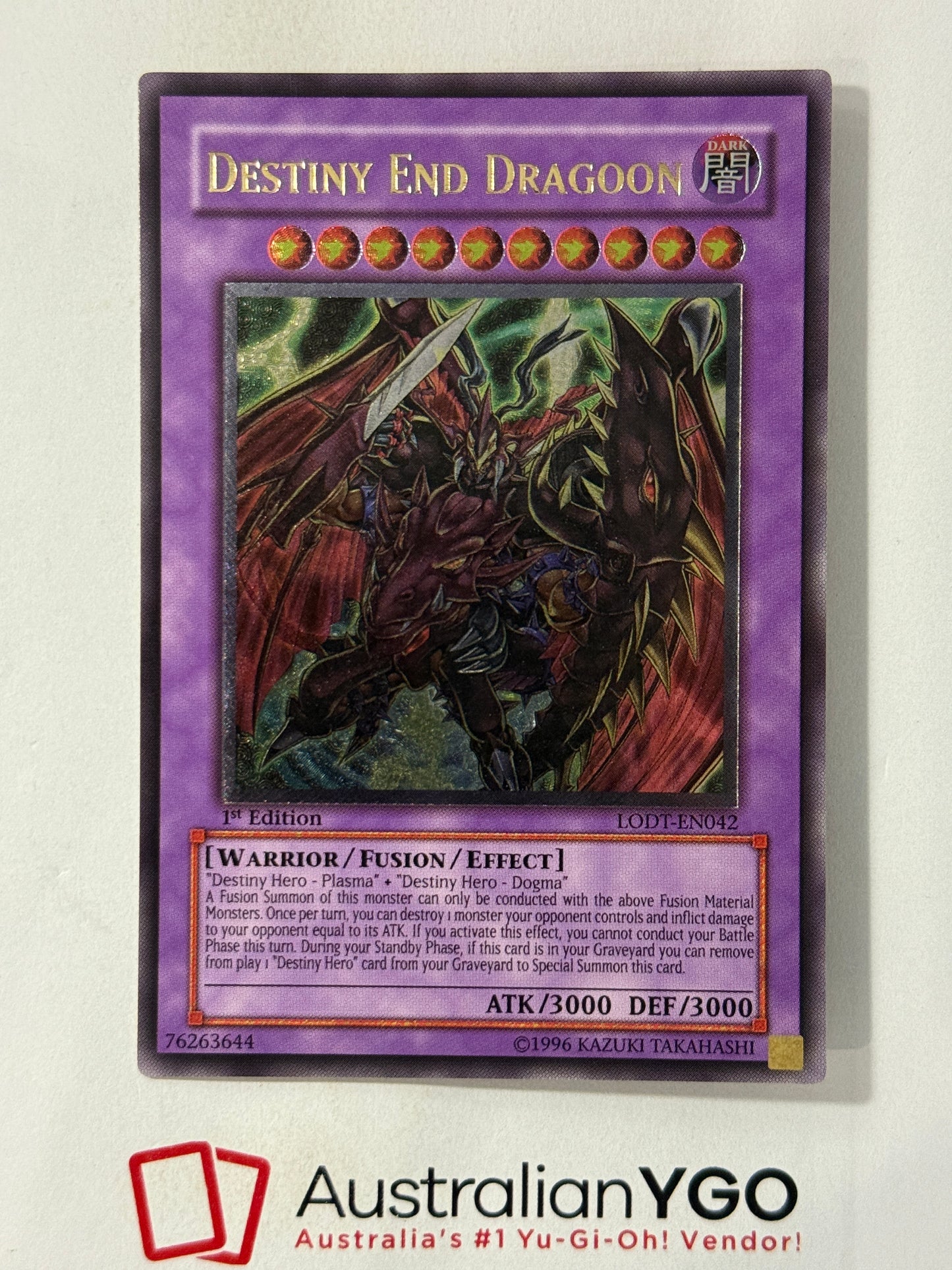 DESTINY END DRAGOON LODT-EN042 (UTR)