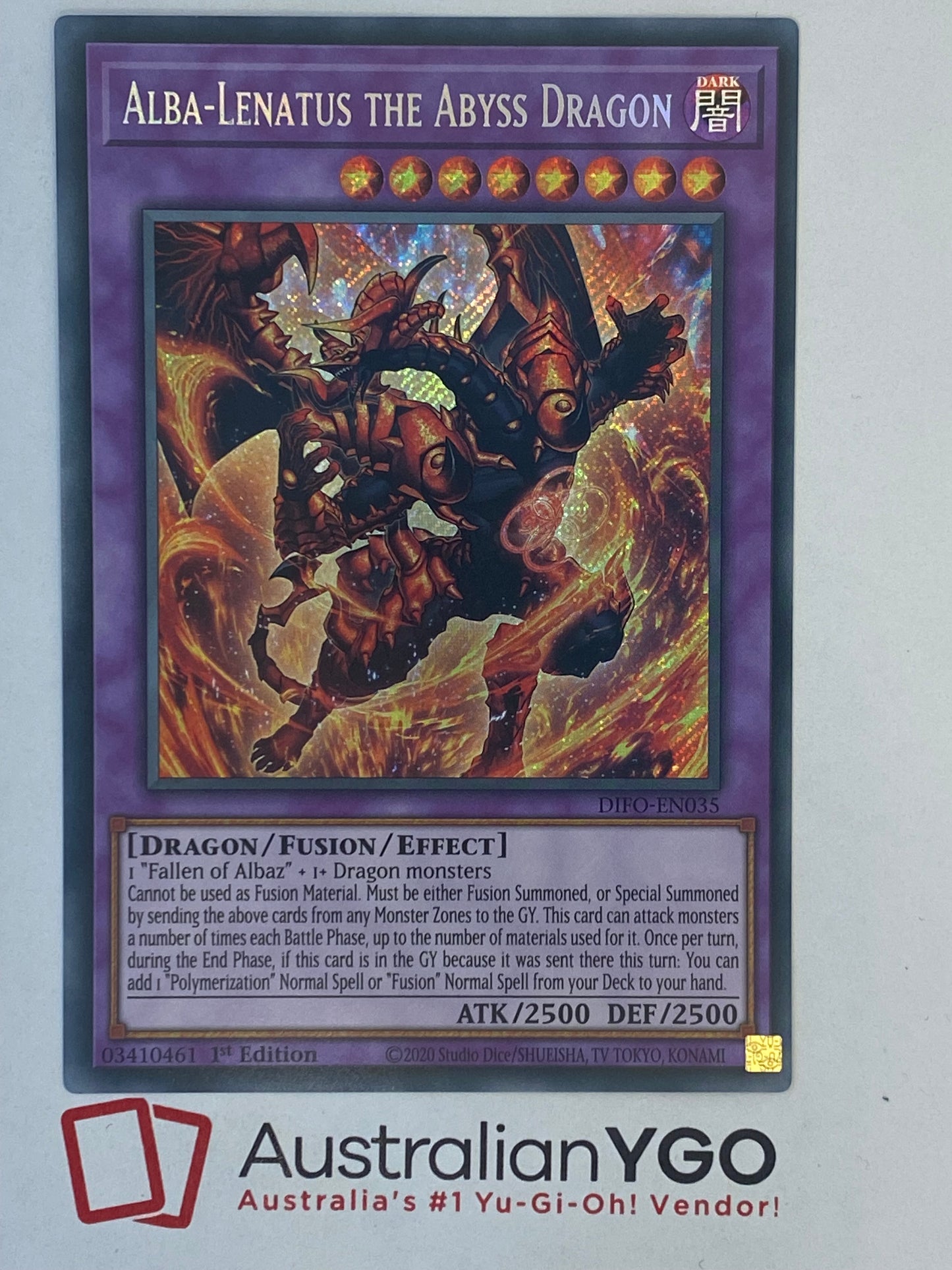 ALBA-LENATUS THE ABYSS DRAGON DIFO-EN035