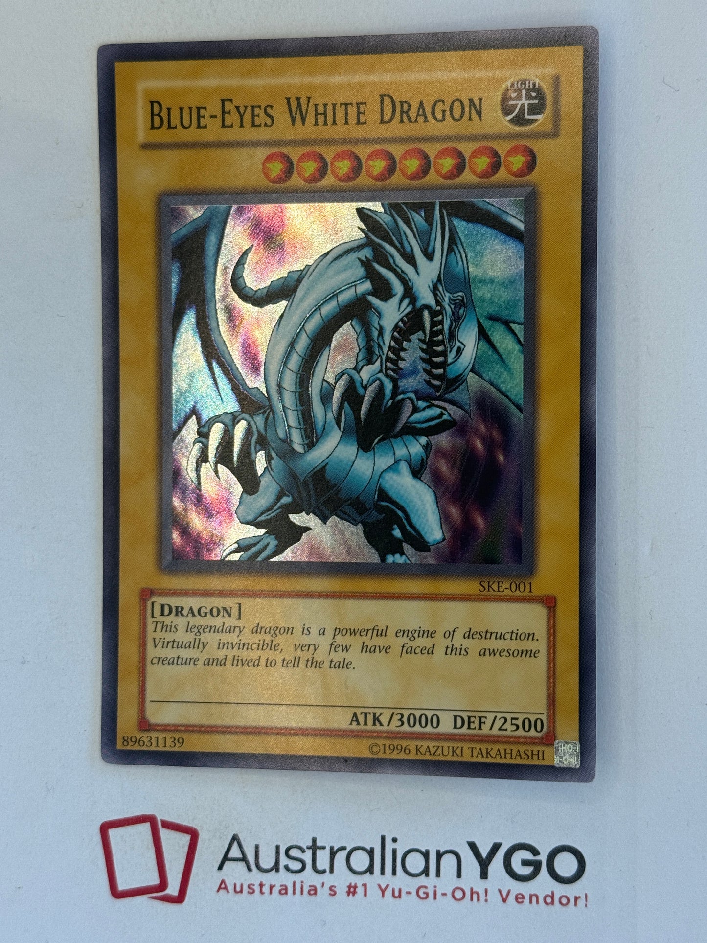 BLUE-EYES WHITE DRAGON SKE-001