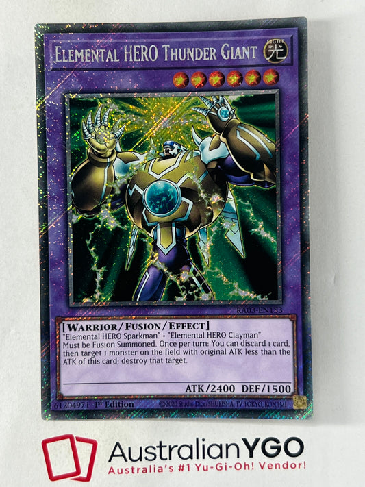 ELEMENTAL HERO THUNDER GIANT RA03-EN153