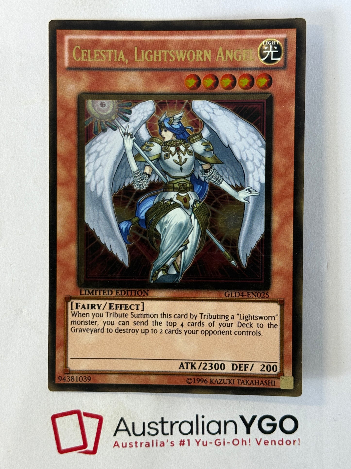 CELESTIA, LIGHTSWORN ANGEL GLD4-EN025