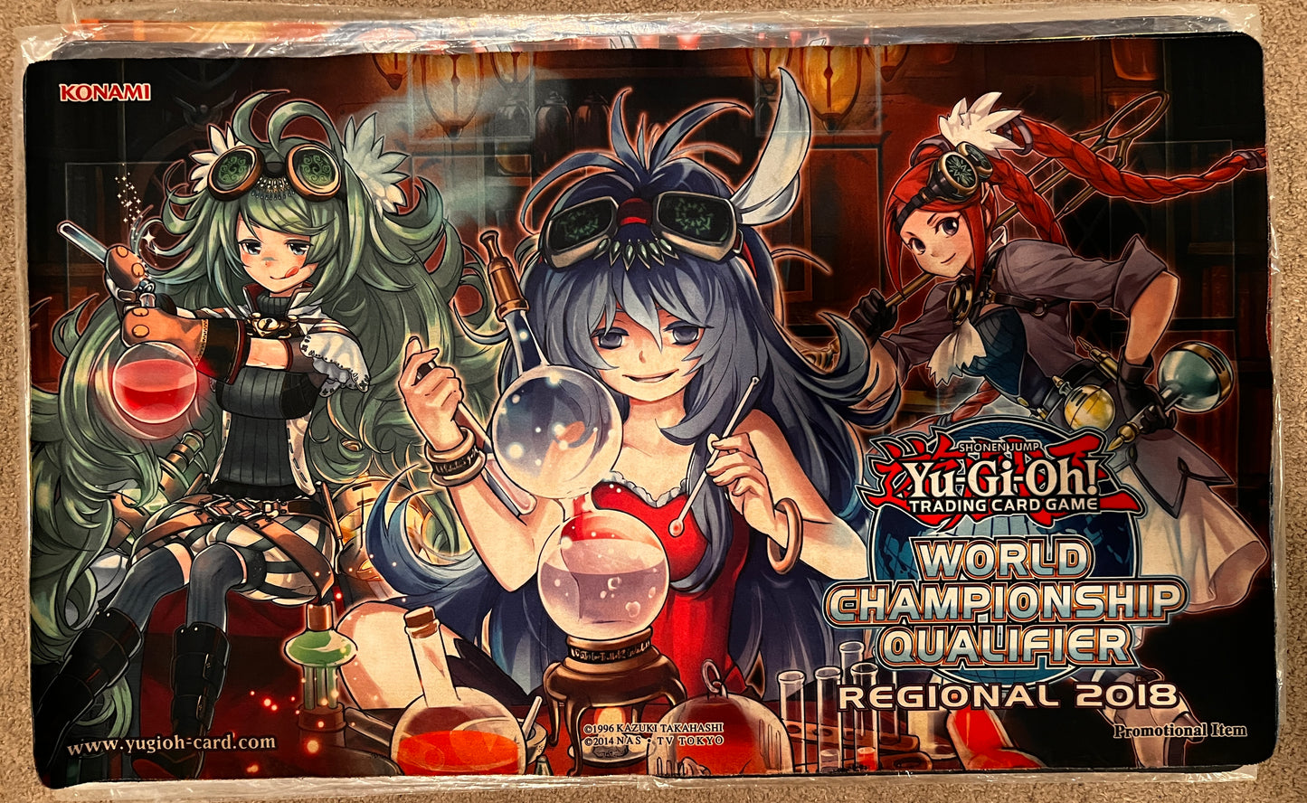 Official Yugioh Downerd Magician Playmat Unsealed