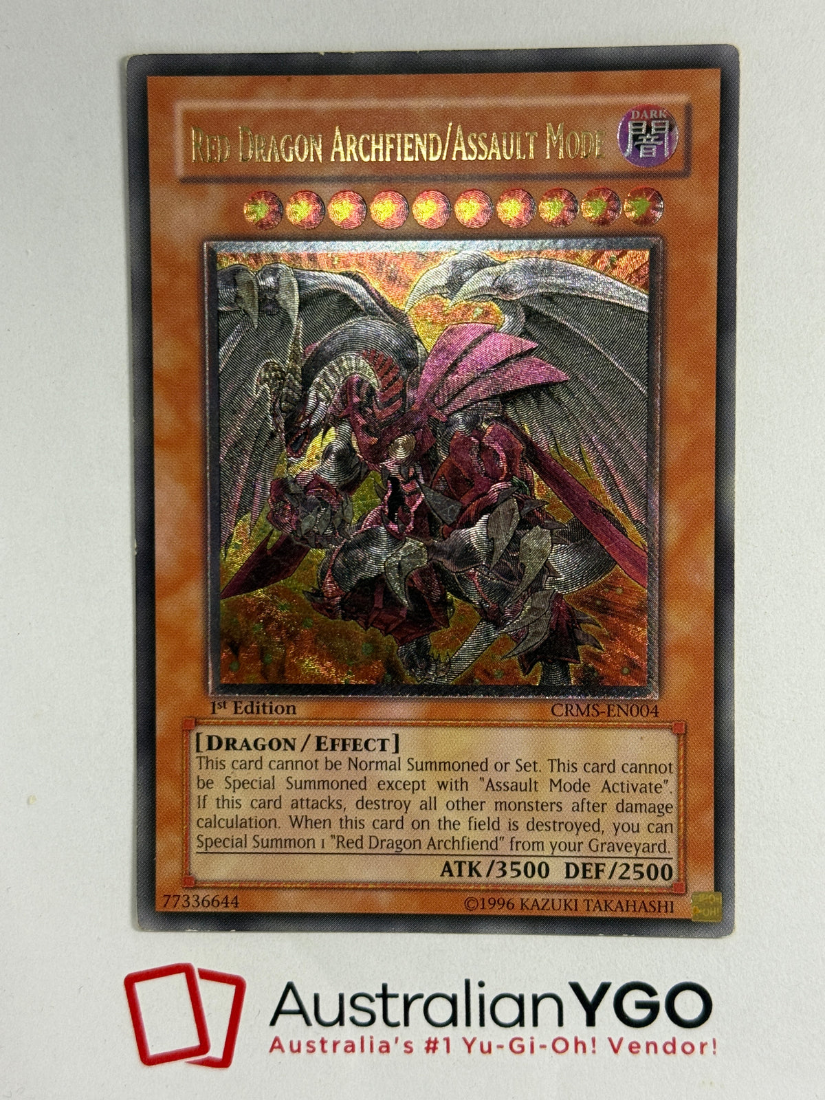 RED DRAGON ARCHFIEND/ASSAULT MODE CRMS-EN004 (UTR)