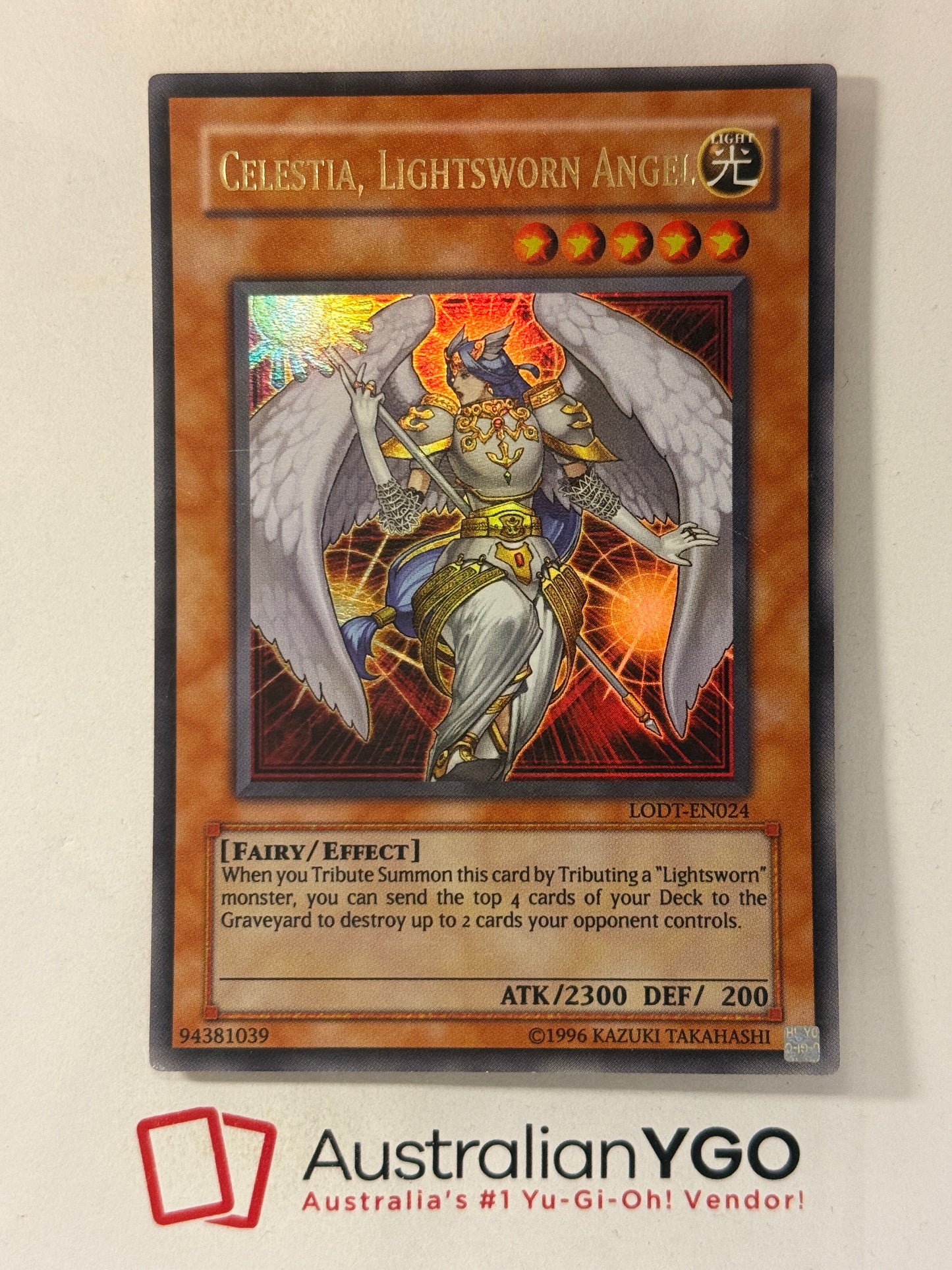 CELESTIA, LIGHTSWORN ANGEL LODT-ENO24