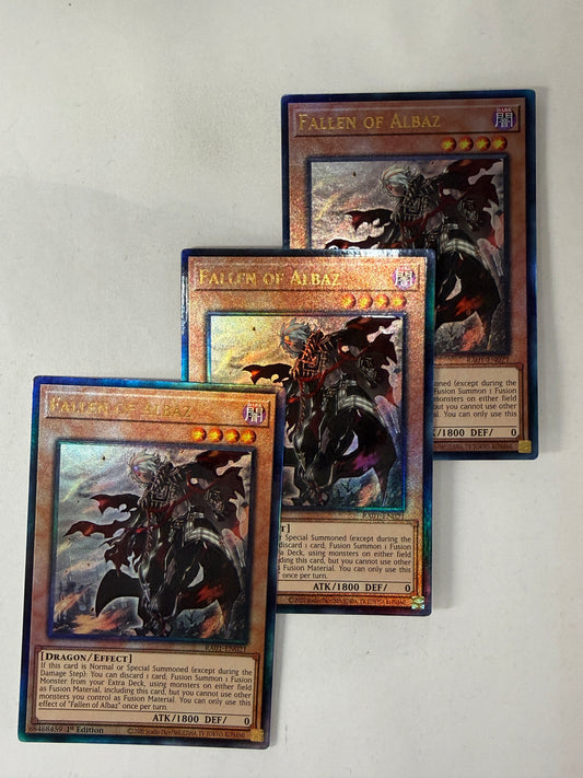 FALLEN OF ALBAZ RA01-EN021 (PUR) Playset