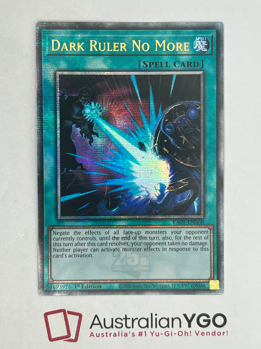 DARK RULER NO MORE RA01-EN060 (QCR)