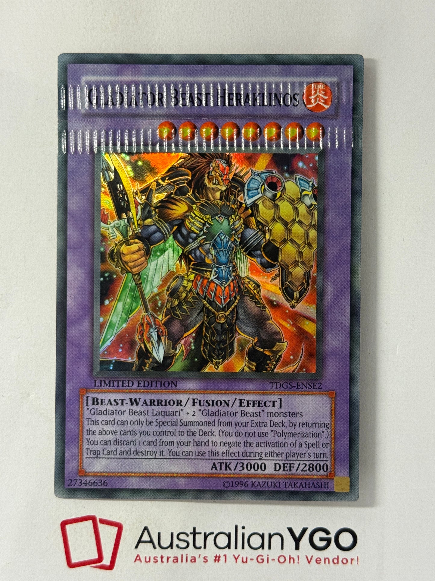 GLADIATOR BEAST HERAKLINOS TDGS-ENSE2 (MISPRINT)
