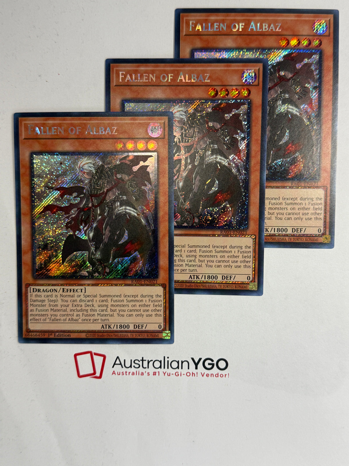 FALLEN OF ALBAZ RA01-EN021 (Playset)