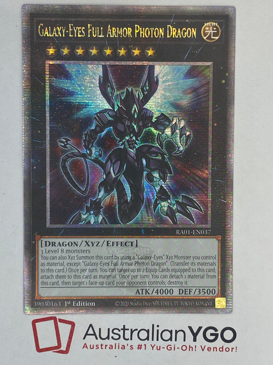 GALAXY-EYES FULL ARMOR PHOTON DRAGON (American) RA01-EN037 (QCR)