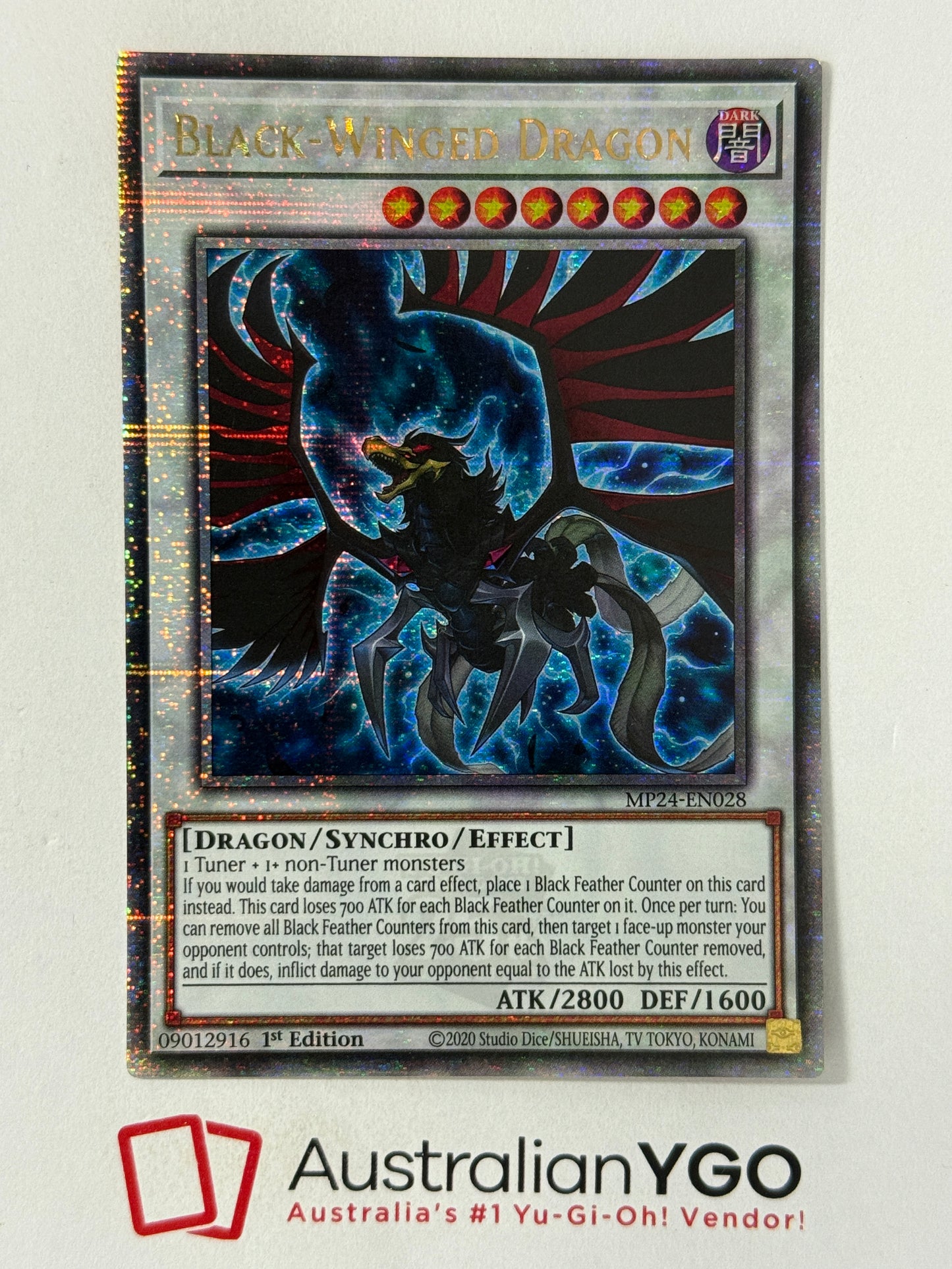 BLACK WINGED DRAGON MP24-EN028 (QCR)