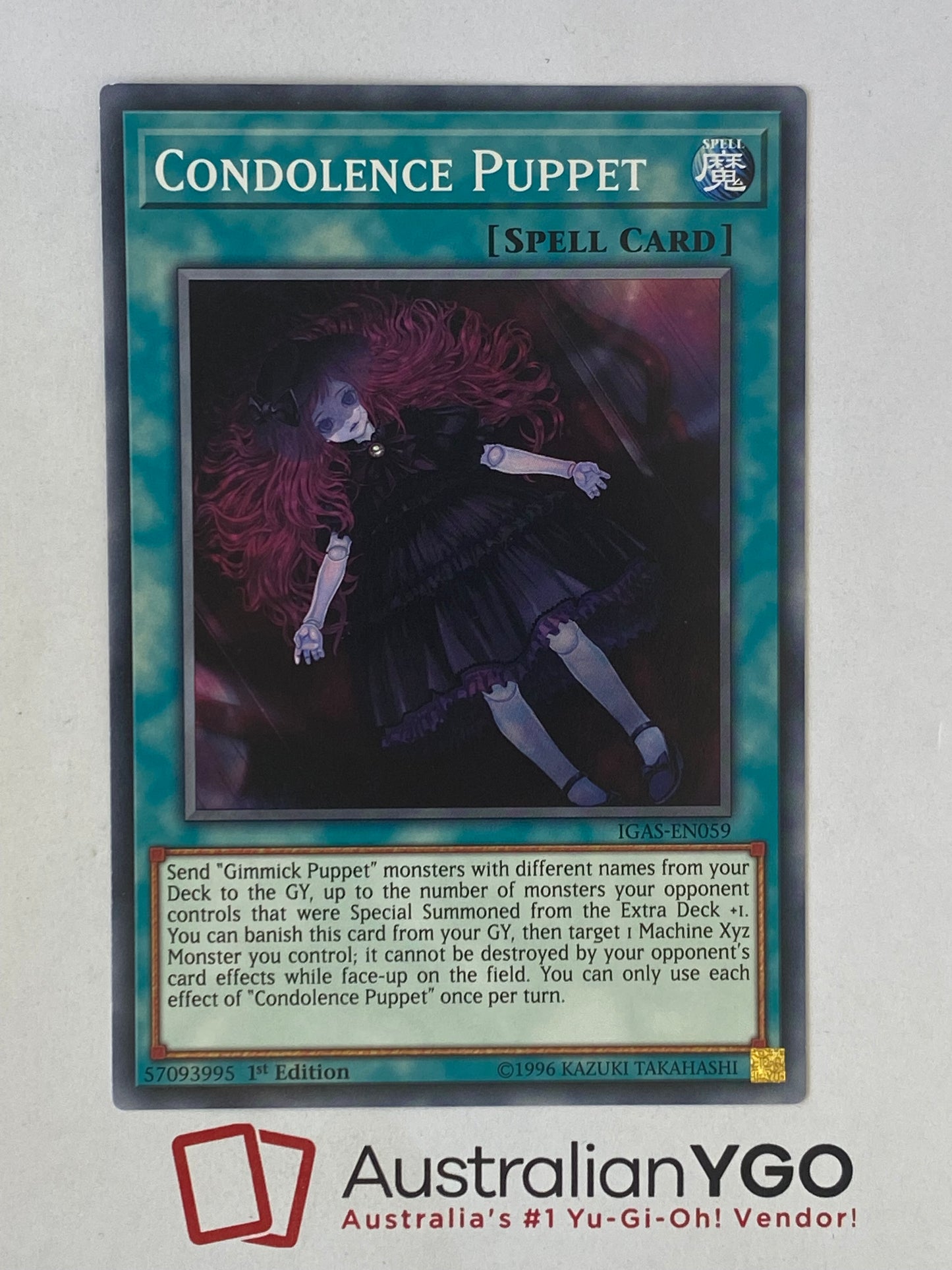 CONDOLENCE PUPPET IGAS-EN059