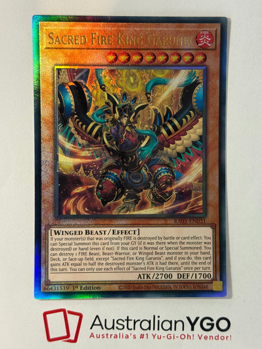 SACRED FIRE KING GARUNIX RA05-EN031 (PUR)