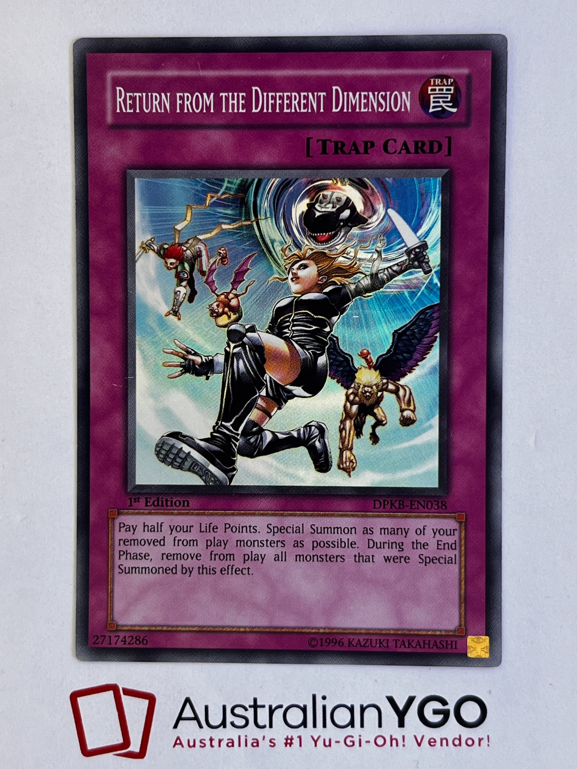 card from a different dimension yugioh RETURN FROM THE DIFFERENT DIMENSION DPKB-EN038 – Aus Ygo