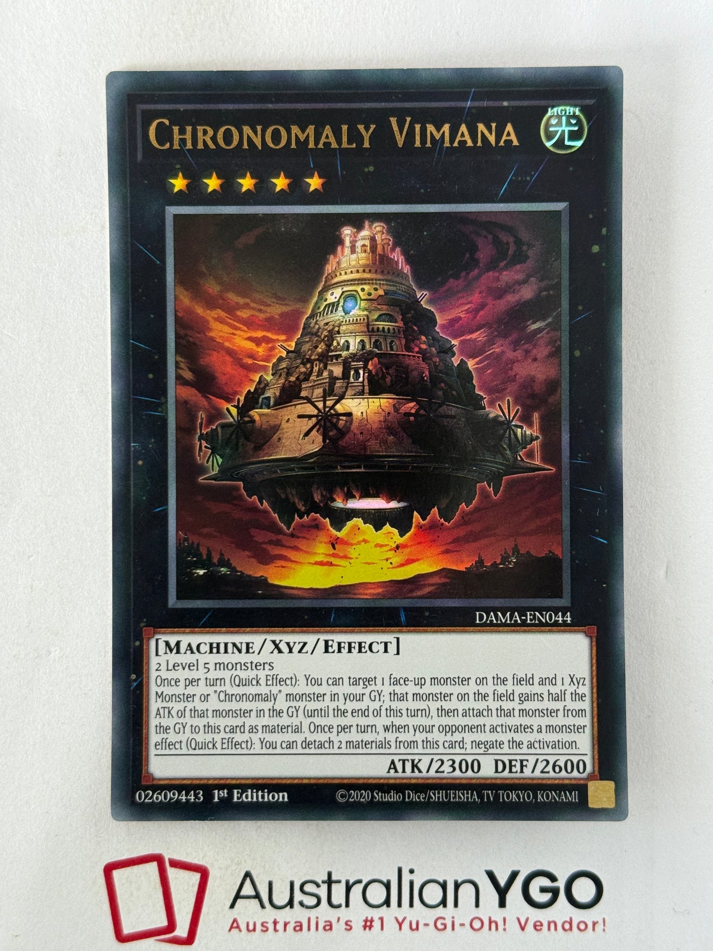 chronomaly xyz monsters CHRONOMALY VIMANA DAMA-EN044 – Aus Ygo