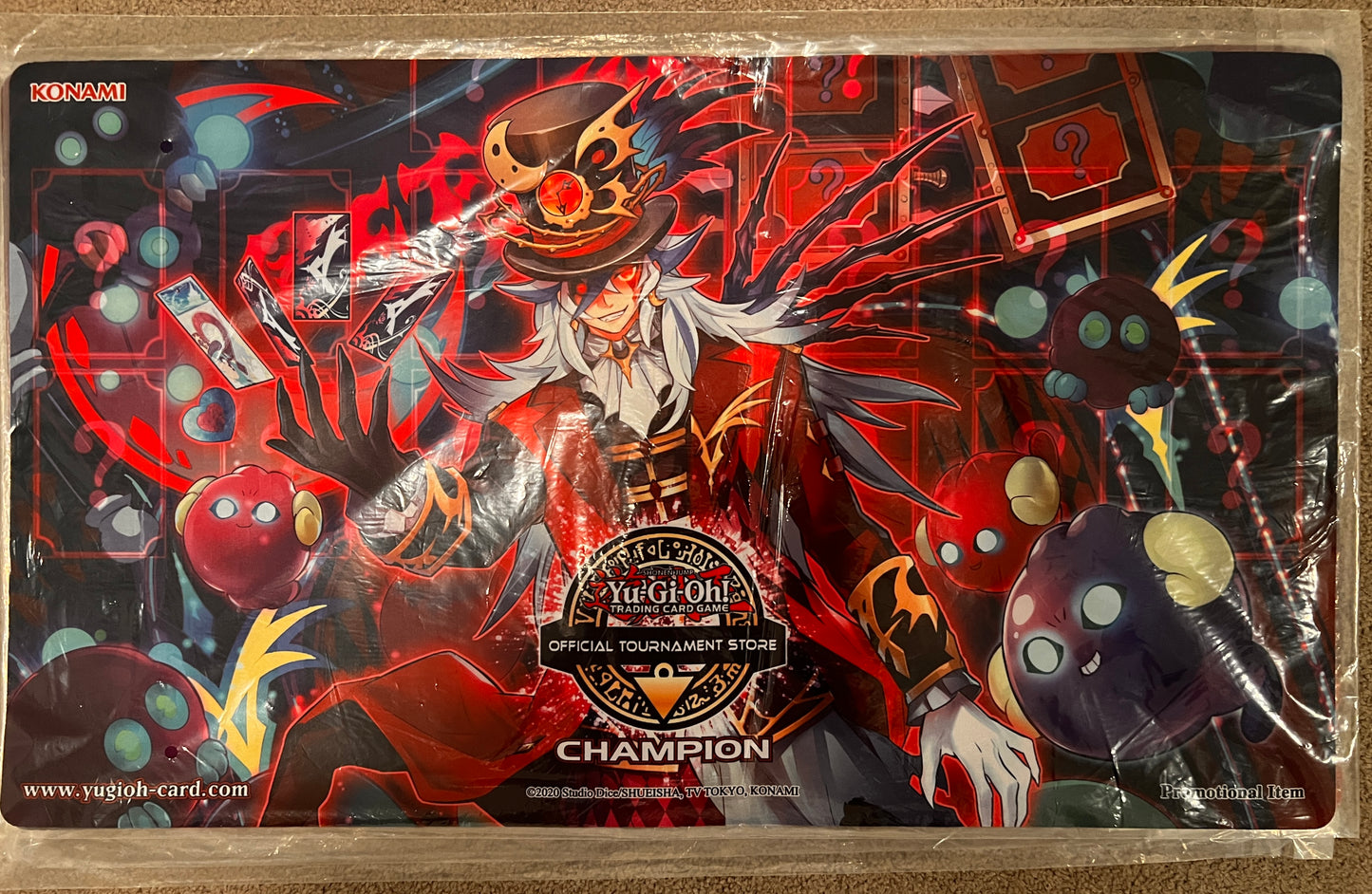 Official Yugioh Amazement Abomination Arlekino OTS CHAMPION Playmat Sealed