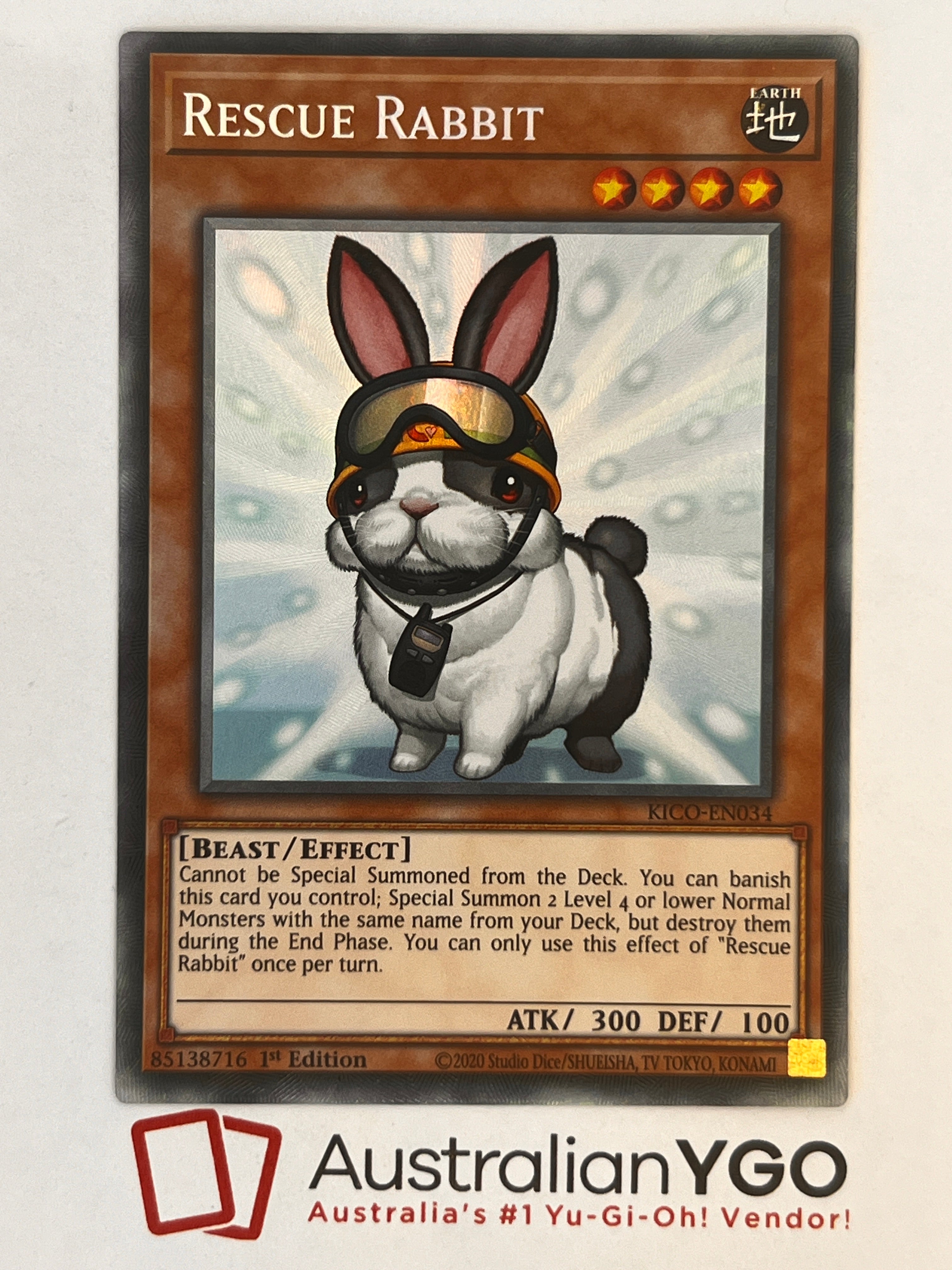 RESCUE RABBIT (CR) KICO-EN034 – Aus Ygo
