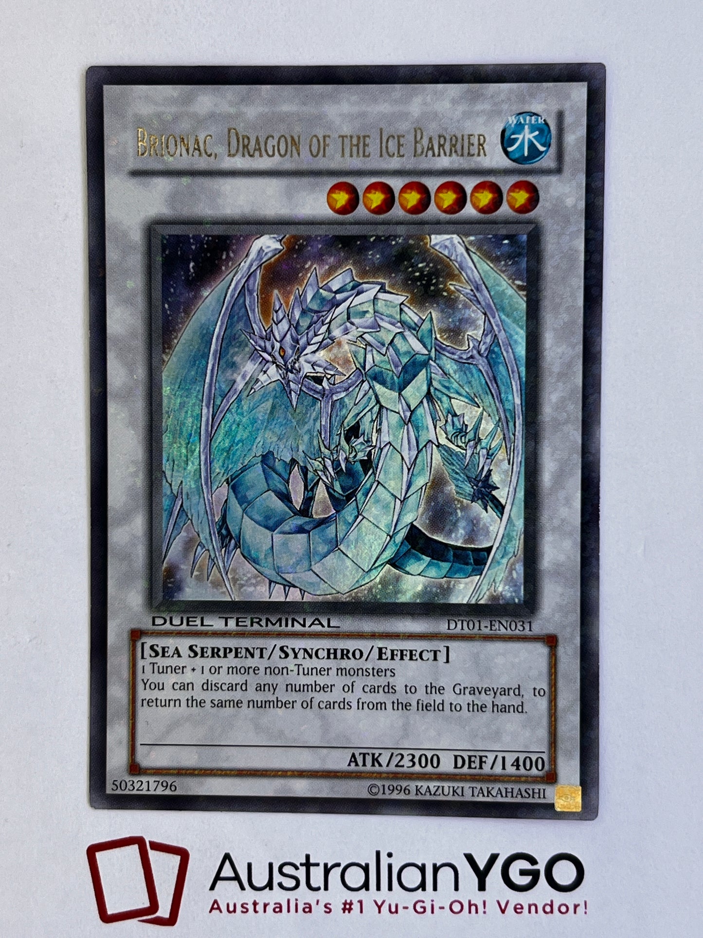 BRIONAC, DRAGON OF THE ICE BARRIER DTO1-EN031