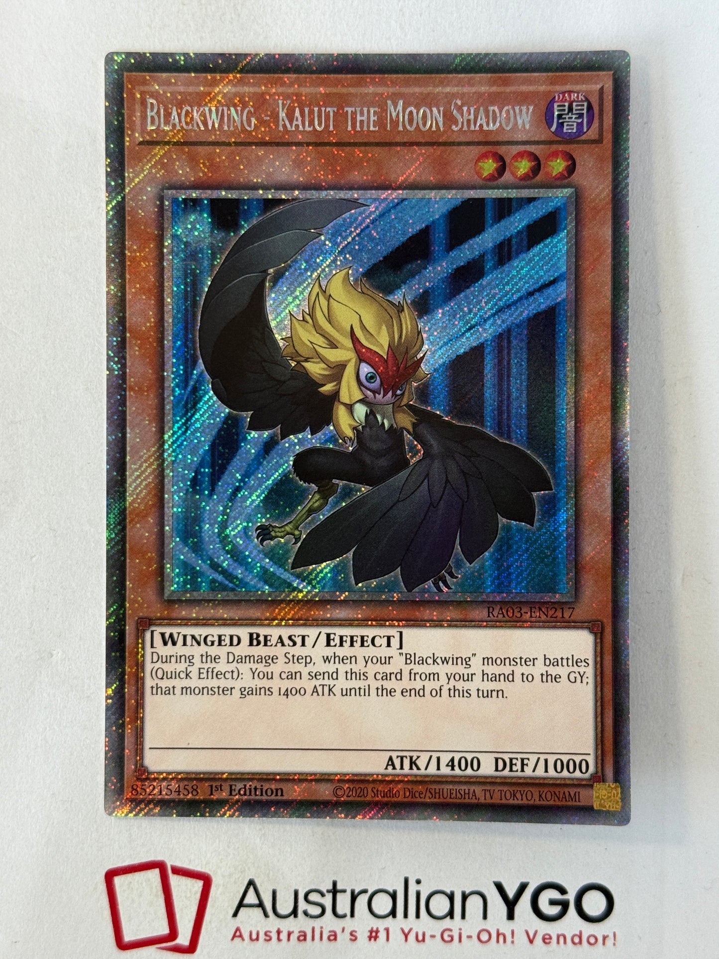 BLACKWING KALUT THE MOON SHADOW RA03-EN217
