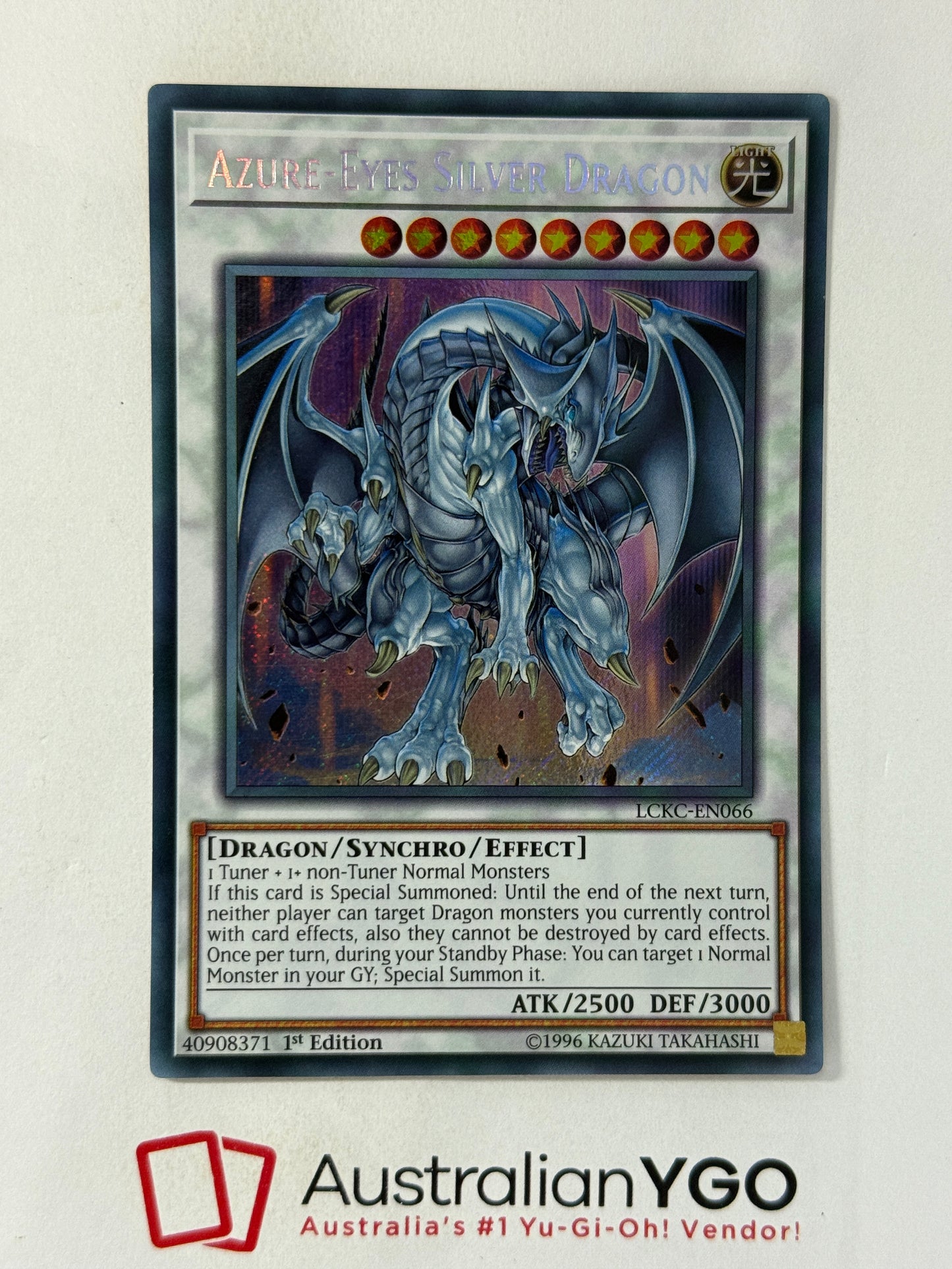 AZURE-EYES SILVER DRACON LCKC-EN066