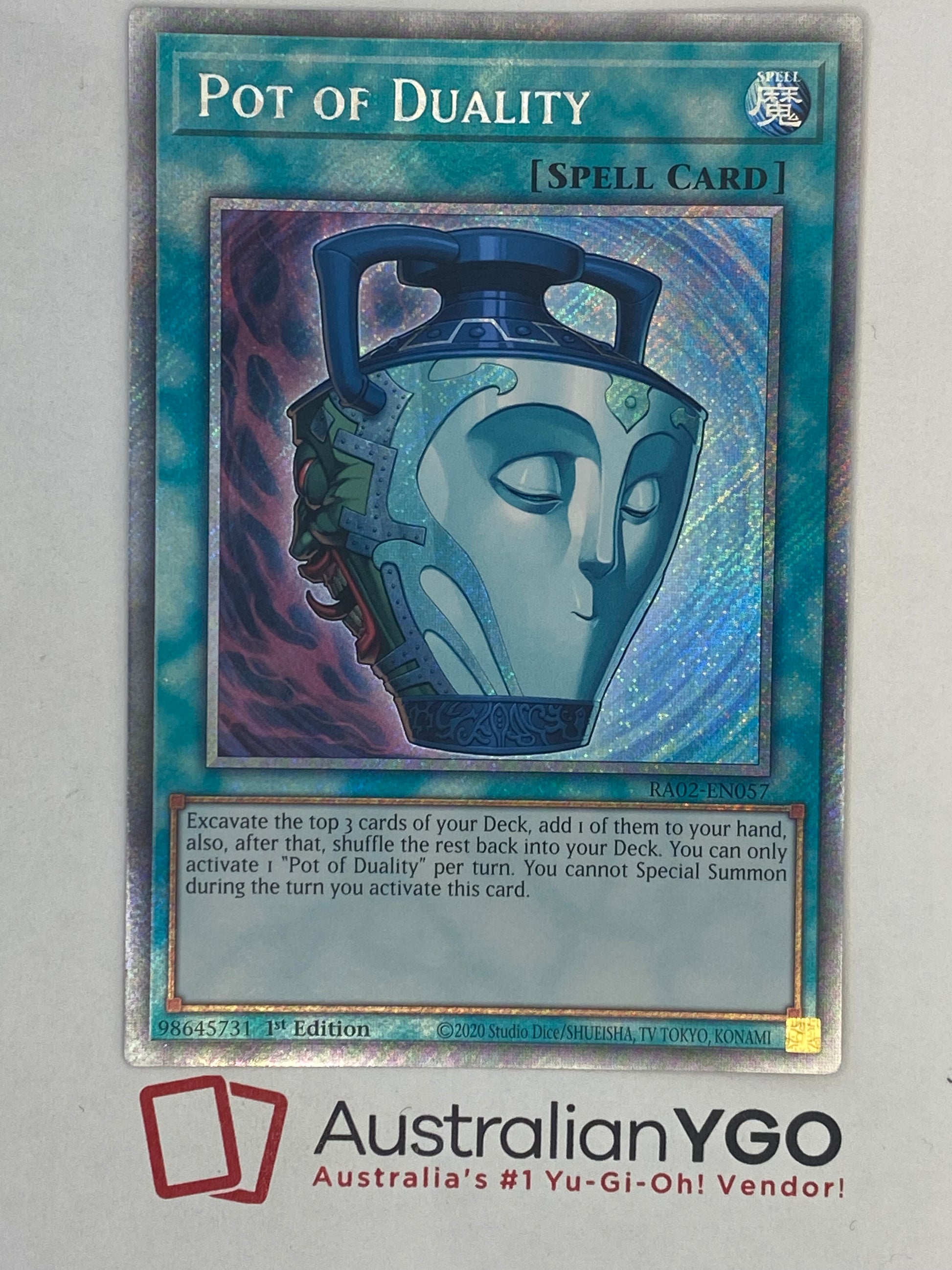 POT OF DUALITY RA02-EN057 Aus Ygo POT OF DUALITY RA02-EN057 Aus Ygo