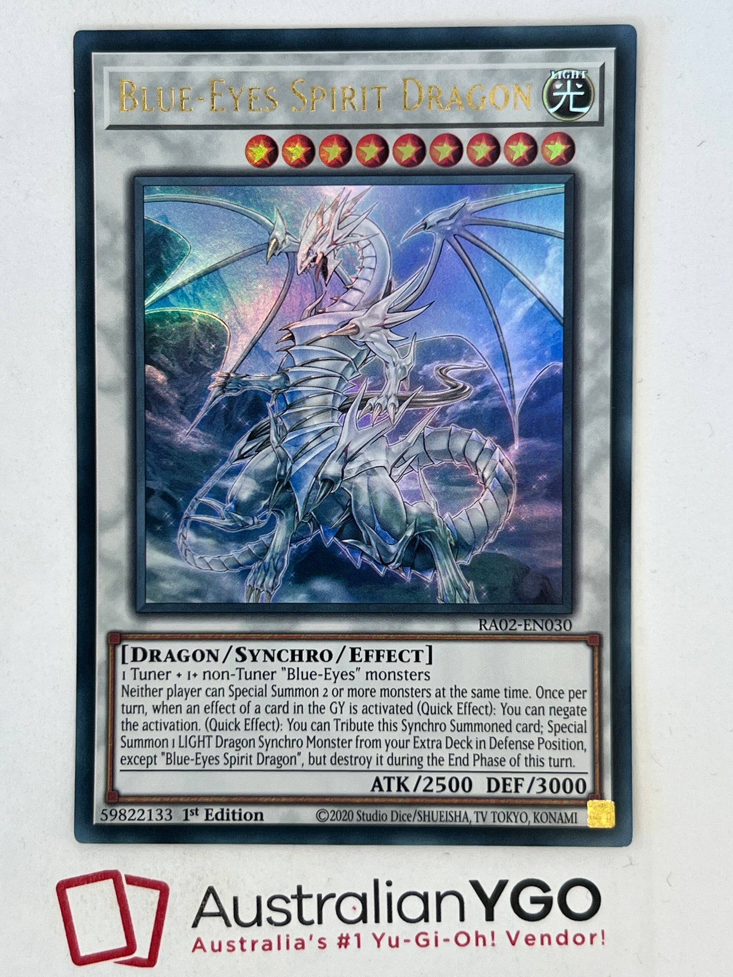 BLUE-EYES SPIRIT DRAGON RA02-EN030