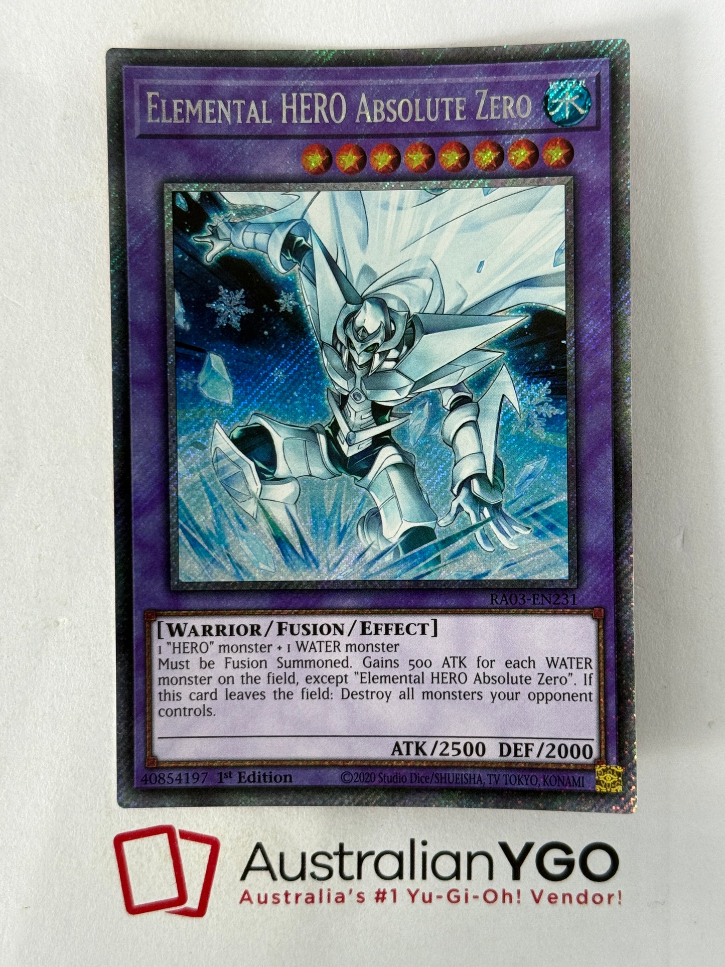 ELEMENTAL HERO ABSOLUTE ZERO
RA03-EN231