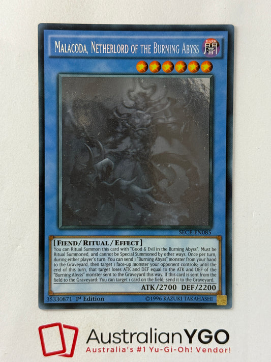 MALACODA, NETHERLORD OF THE BURNING ABYSS SECE-ENO85(Ghost)