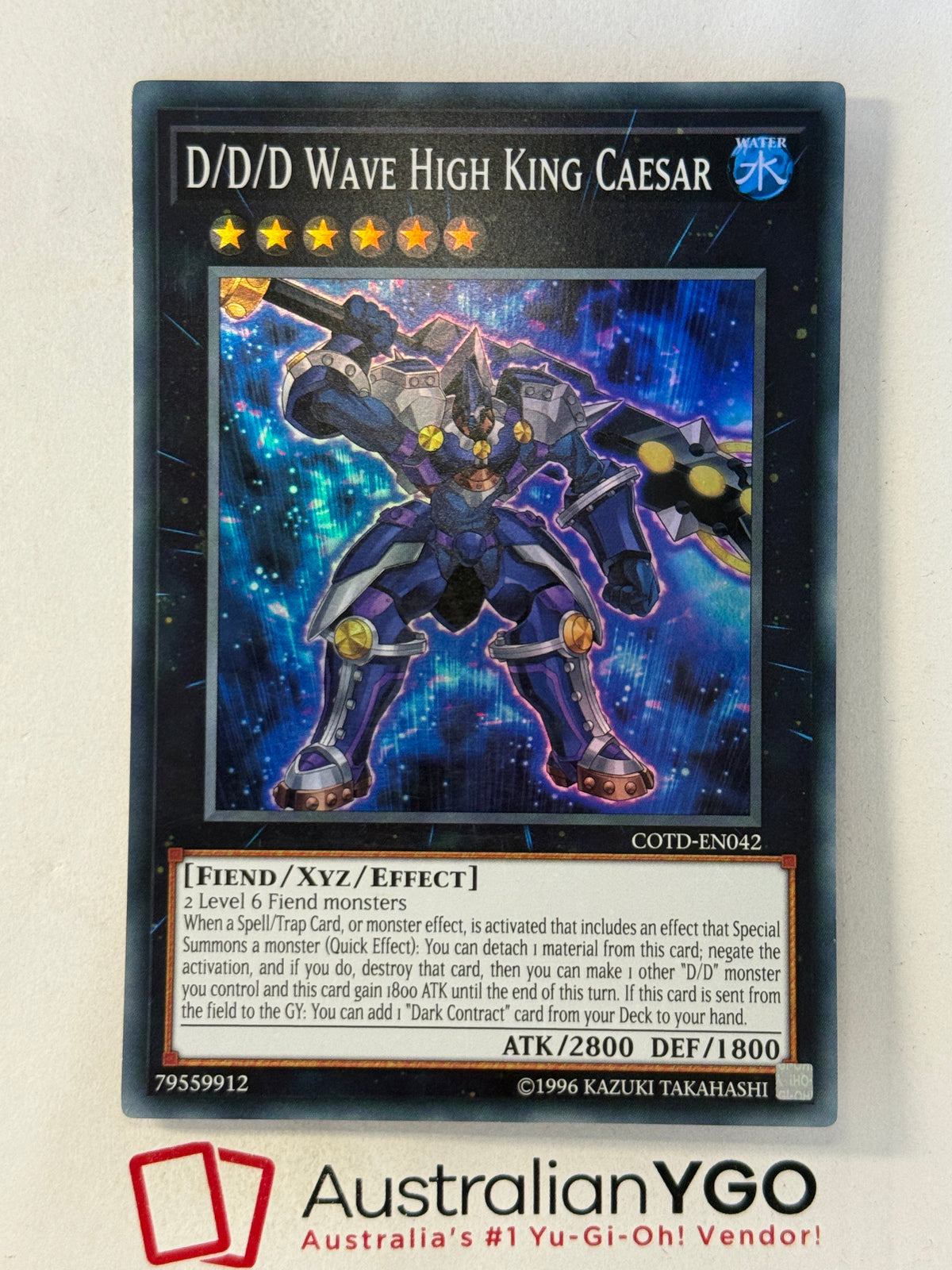 D/D/D WAVE HIGH KING CAESAR COTD-EN042