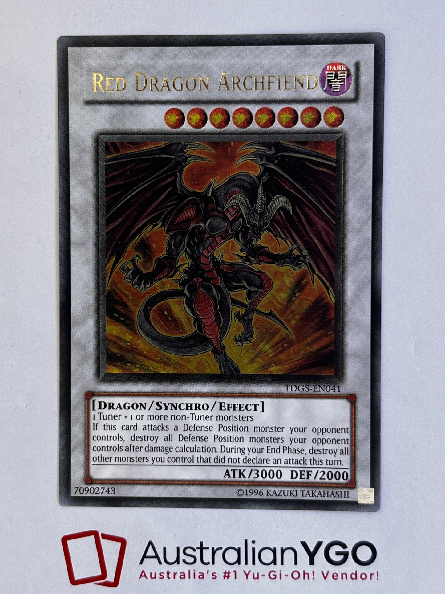 RED DRAGON ARCHFIEND TDGS-EN041 (UTR)